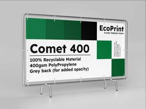 comet 400 recyclable banner